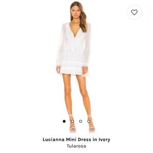 Lucian a Mini Dress by Tularosa in Ivory